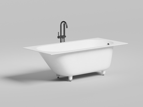 Ванна из искусственного камня Salini ORNELLA 102324M 170х80 встраиваемая прямоугольная с ножками - фото 2